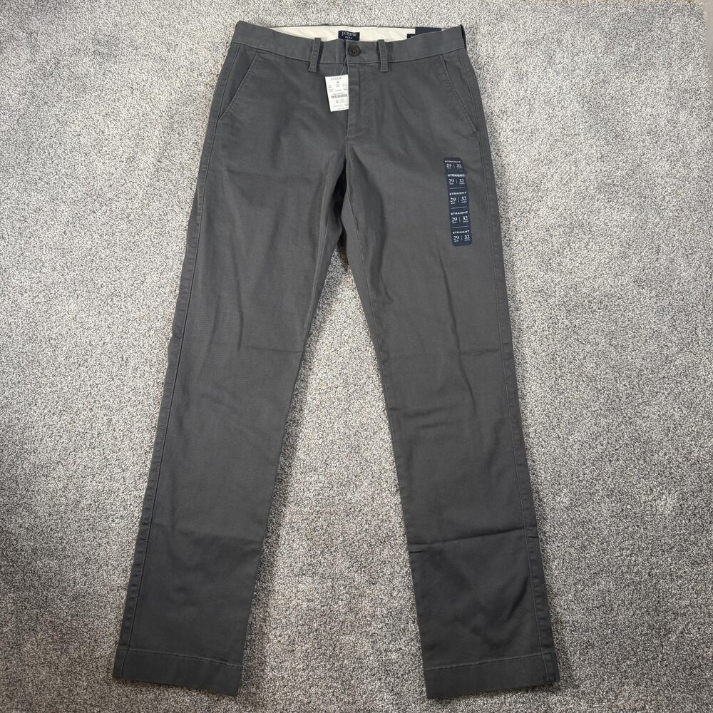 J Crew Flex Chino Pants 29x32 Straight Fit Preppy Classic Business Casual Office
